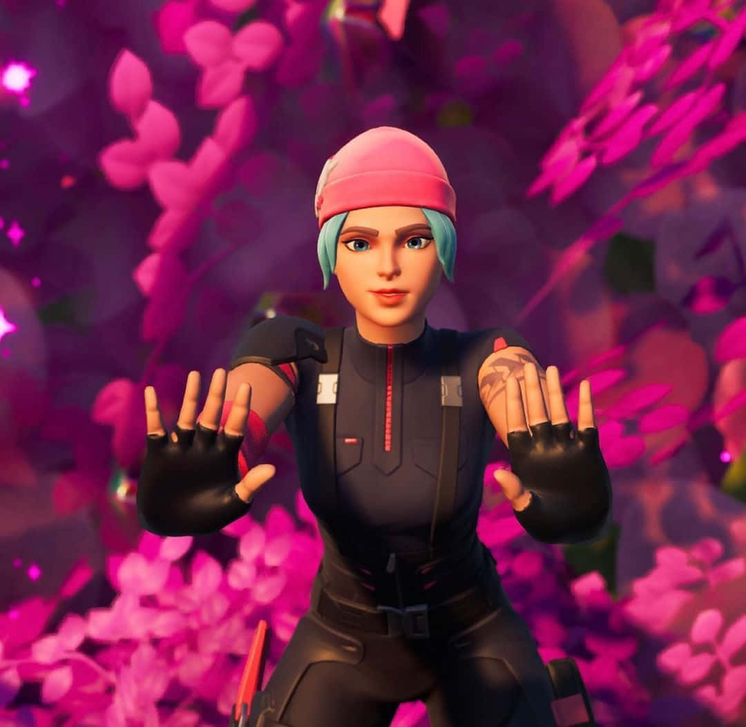 Wildcat Fortnite Pink Aesthetic Smoke Wallpaper