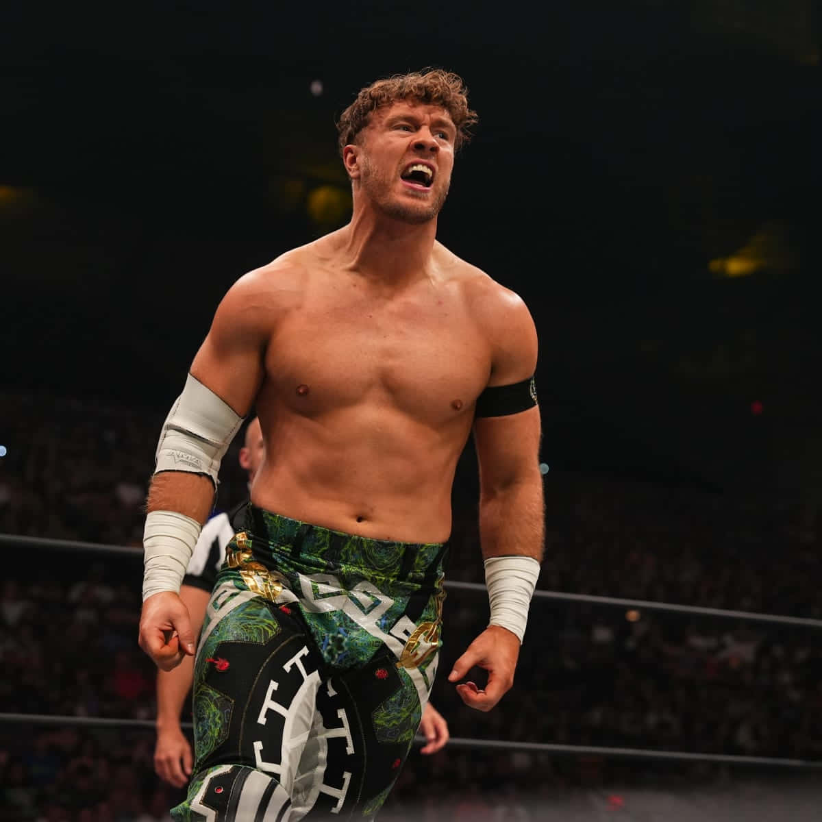 Will Ospreay, The Aerial Assassin In Action Wallpaper