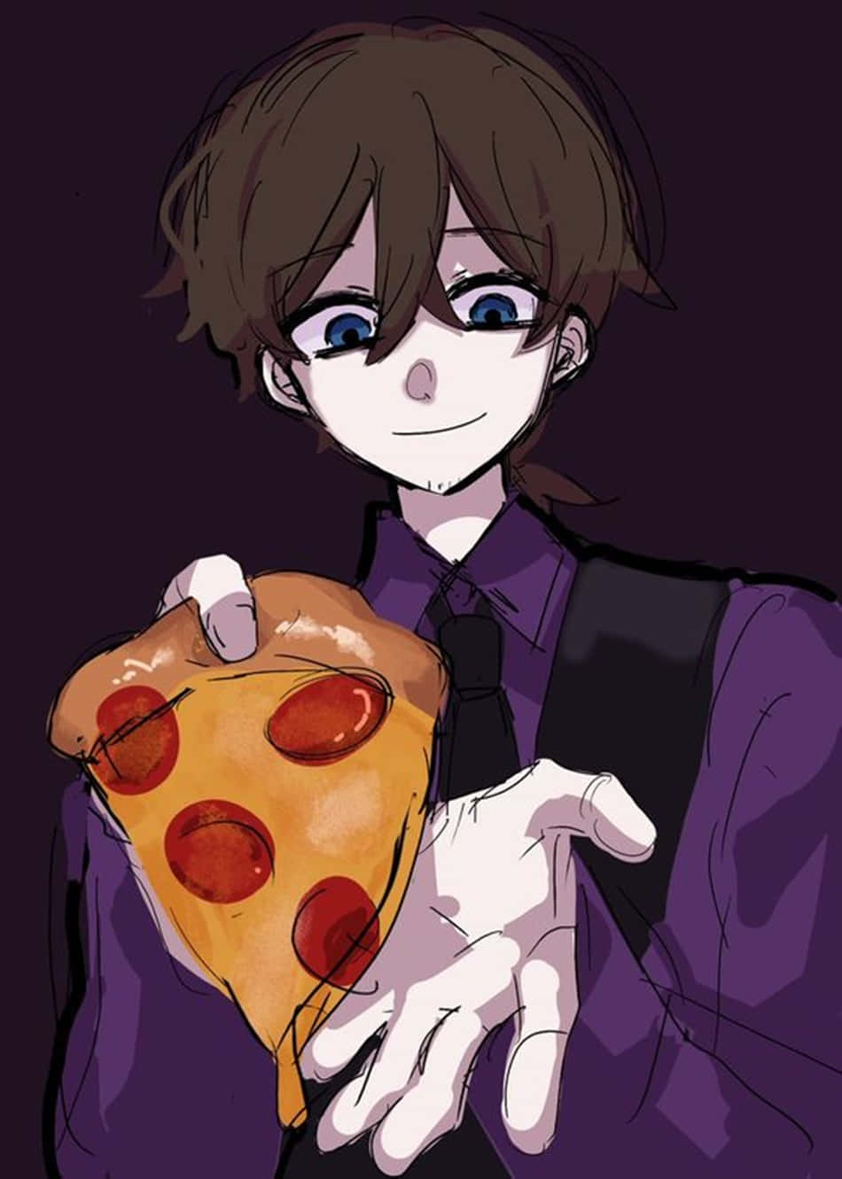 William Afton Five Nights At Freddy's Pizz Wallpaper