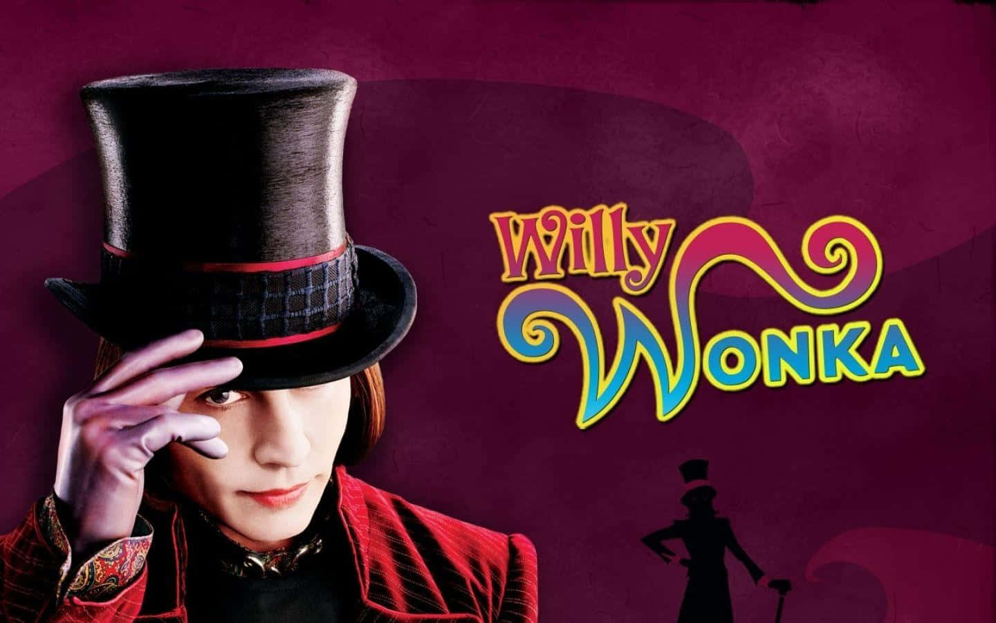 Willy Wonka Promotional Poster Wallpaper