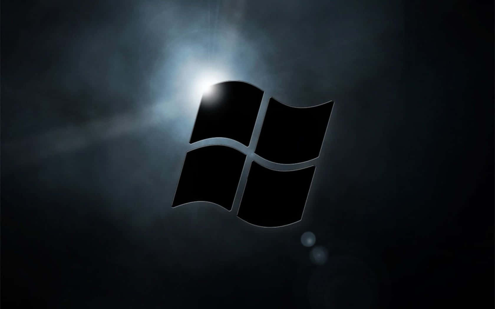 Windows Logo In The Dark Wallpaper