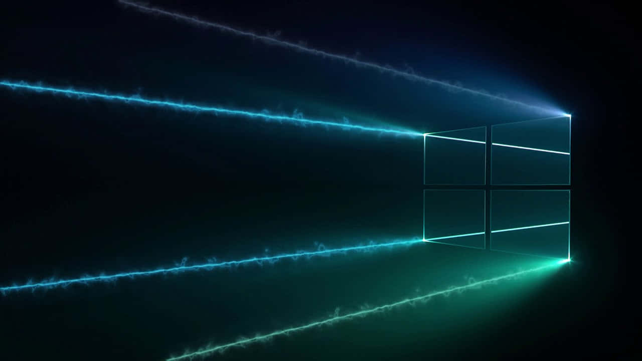 Windows10 Glowing Logo Wallpaper Wallpaper