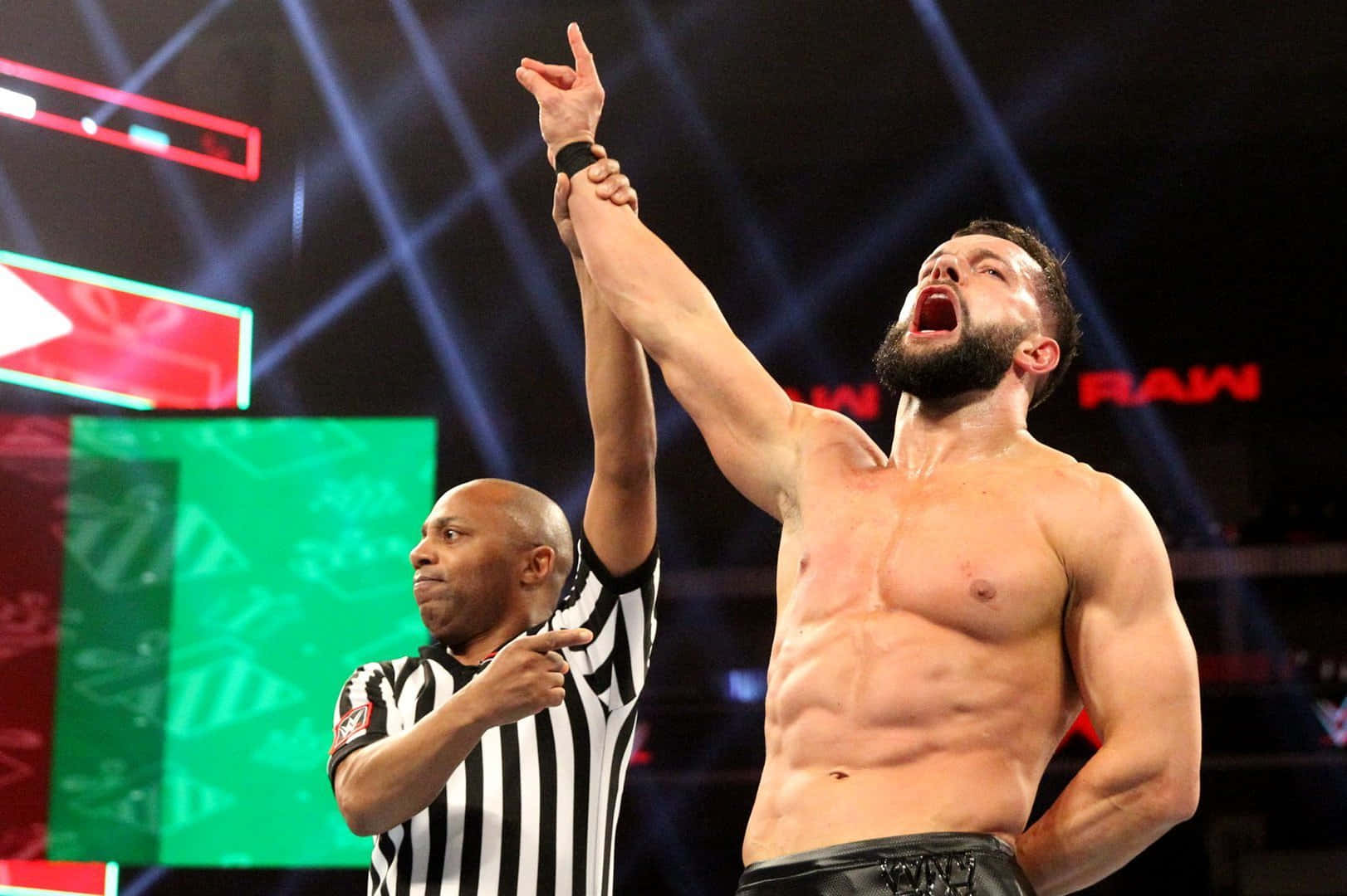 Winning Moment Of Finn Balor Wallpaper