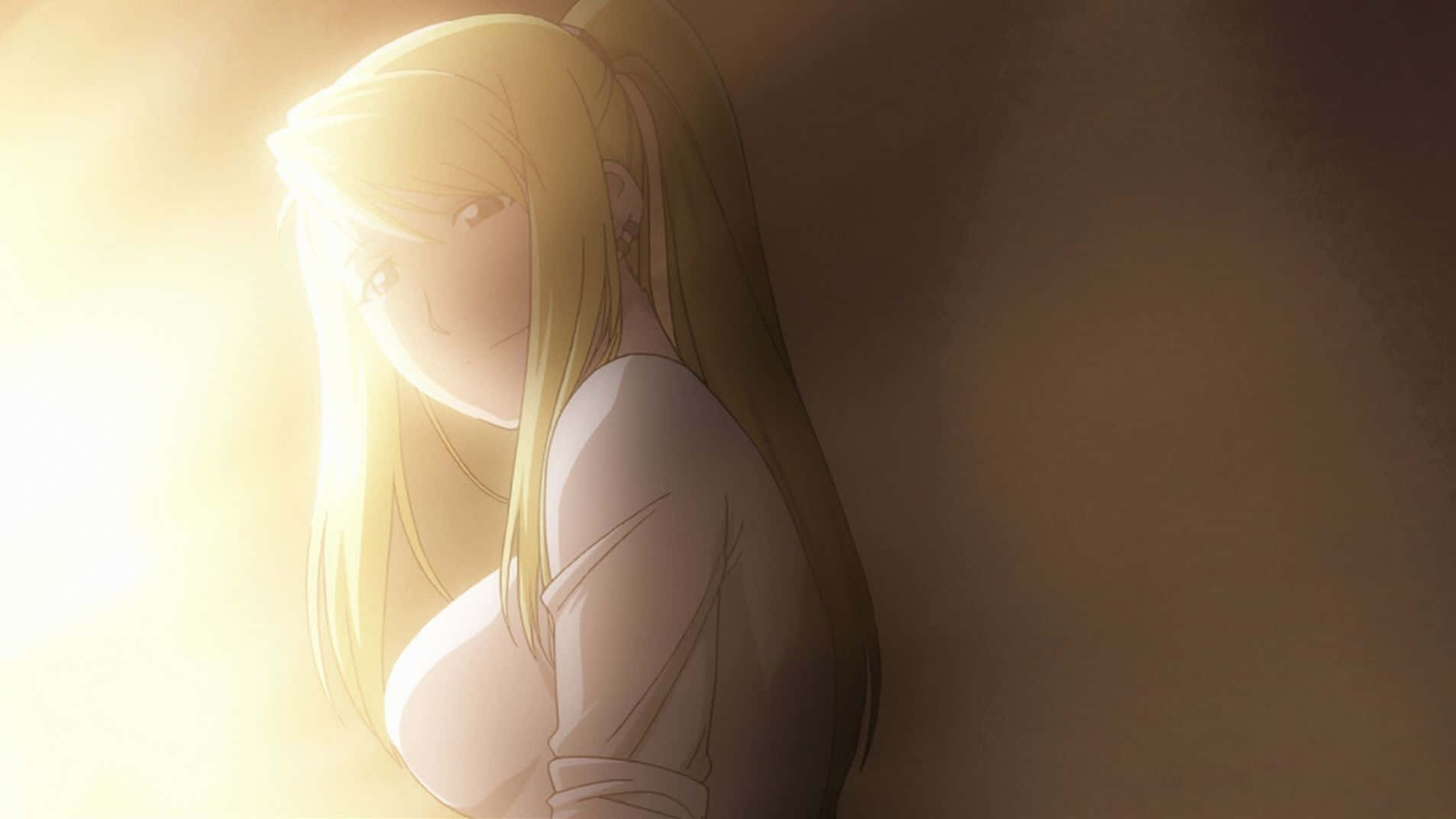 Winry Rockbell - A Skilled Mechanic And Friend Wallpaper