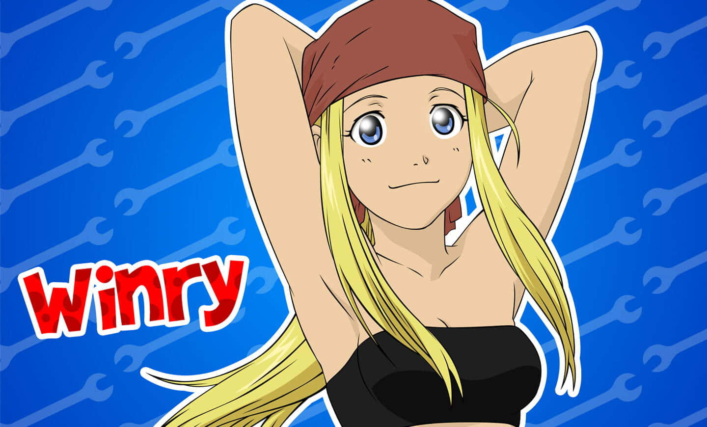 Winry Rockbell - The Skilled Automail Engineer Wallpaper