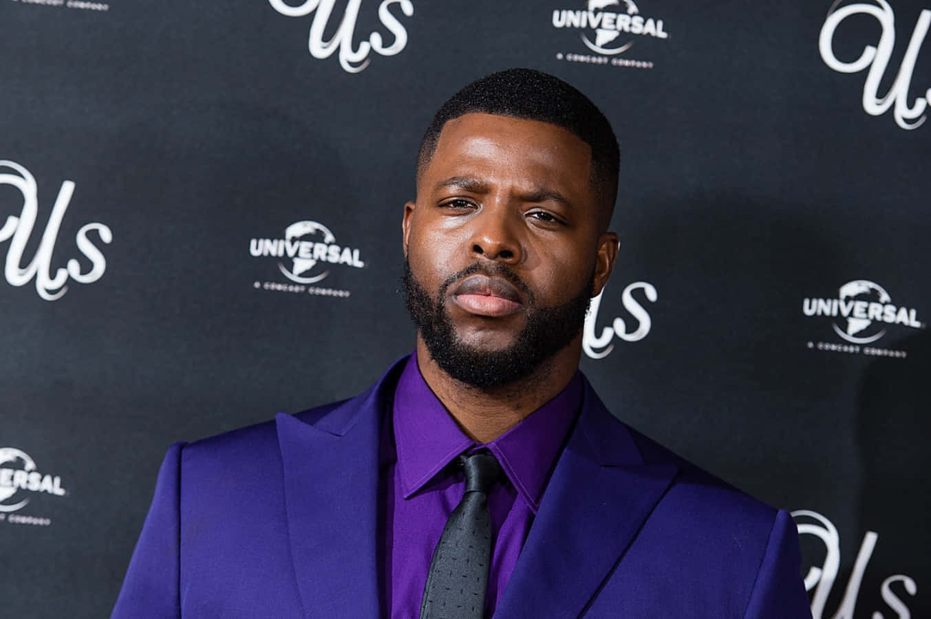 Winston Duke At The 73rd Annual Golden Globe Awards Wallpaper