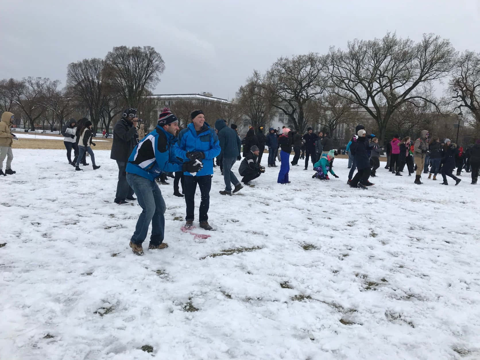 Winter Snowball Fight Action.jpg Wallpaper