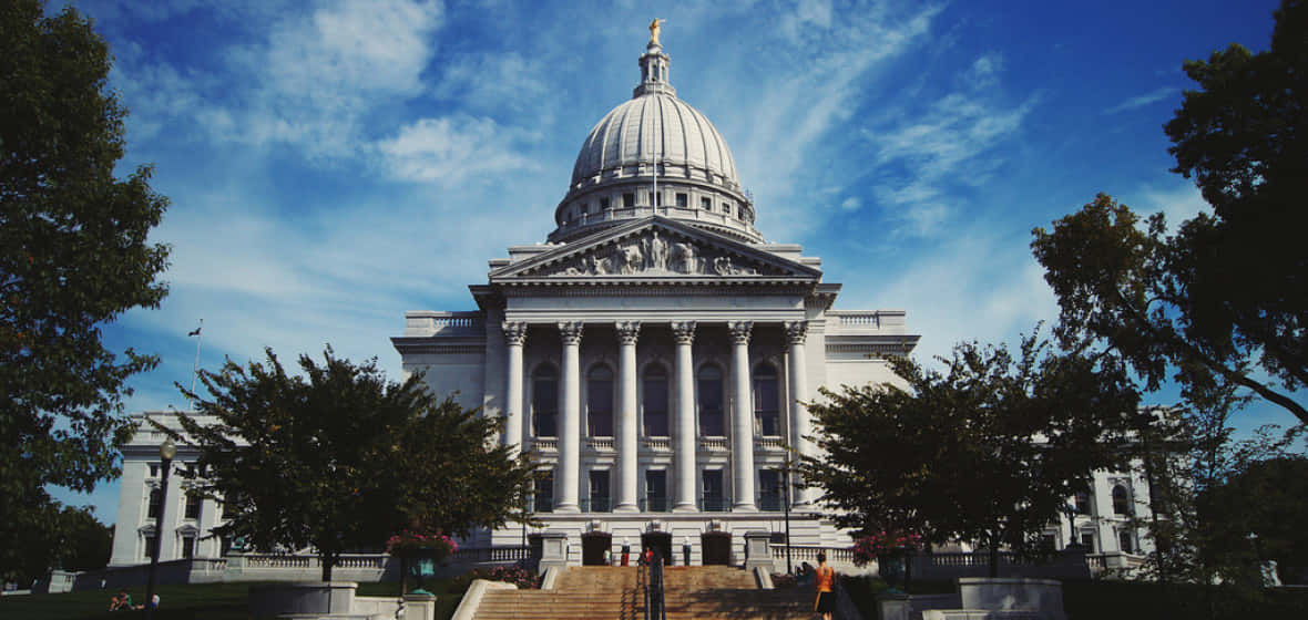 Wisconsin State Capitol Building Madison Wallpaper