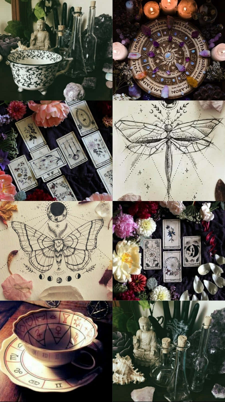 Witchcraft_ Aesthetic_ Collage Wallpaper