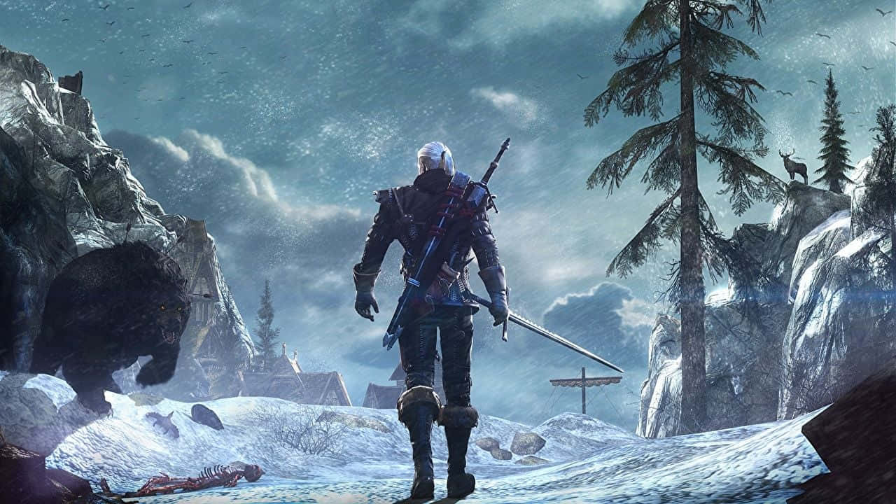 Witcher 3 Desktop Snow Wallpaper