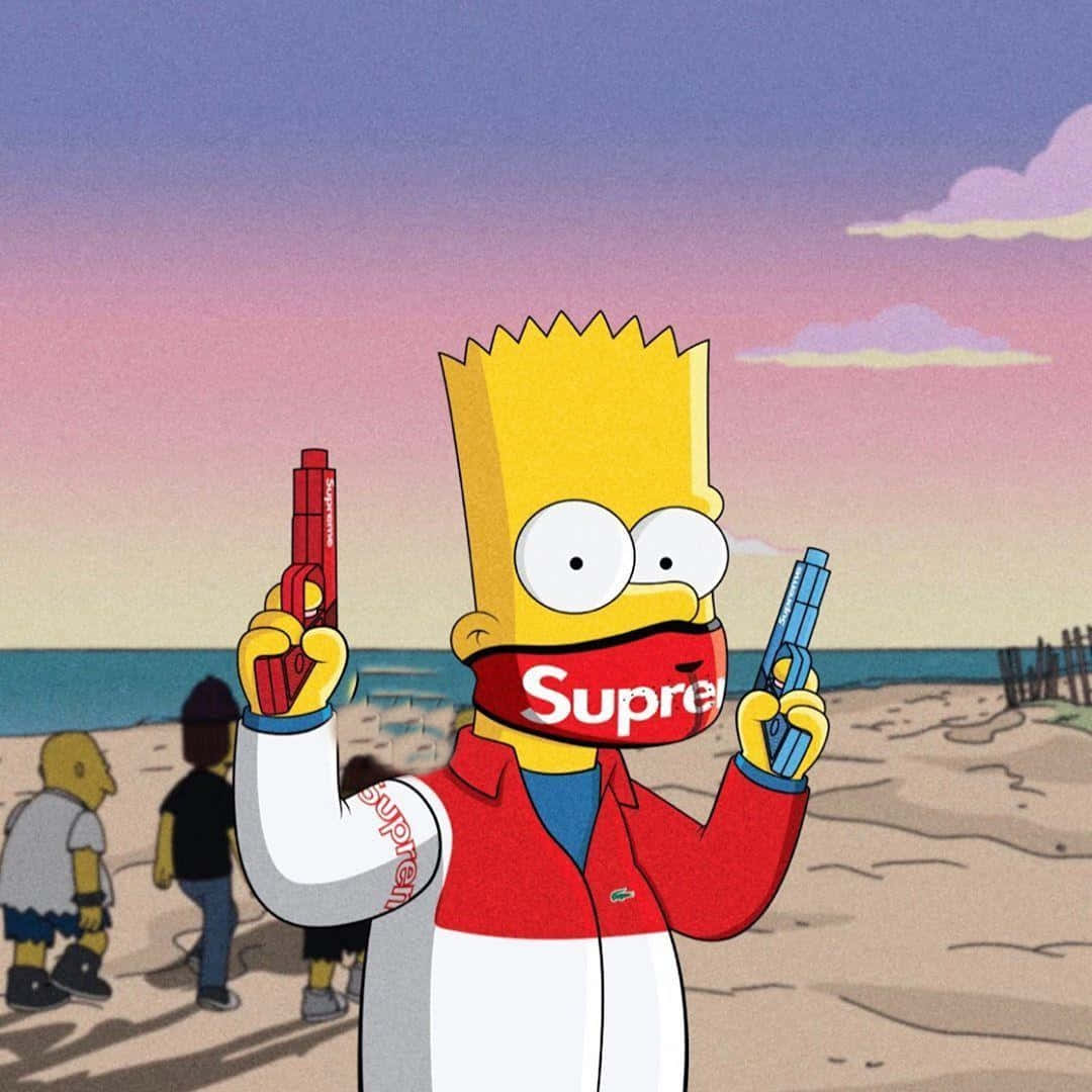 With An Ode To Homer Simpson, Supreme Releases A Pop Art T-shirt Wallpaper