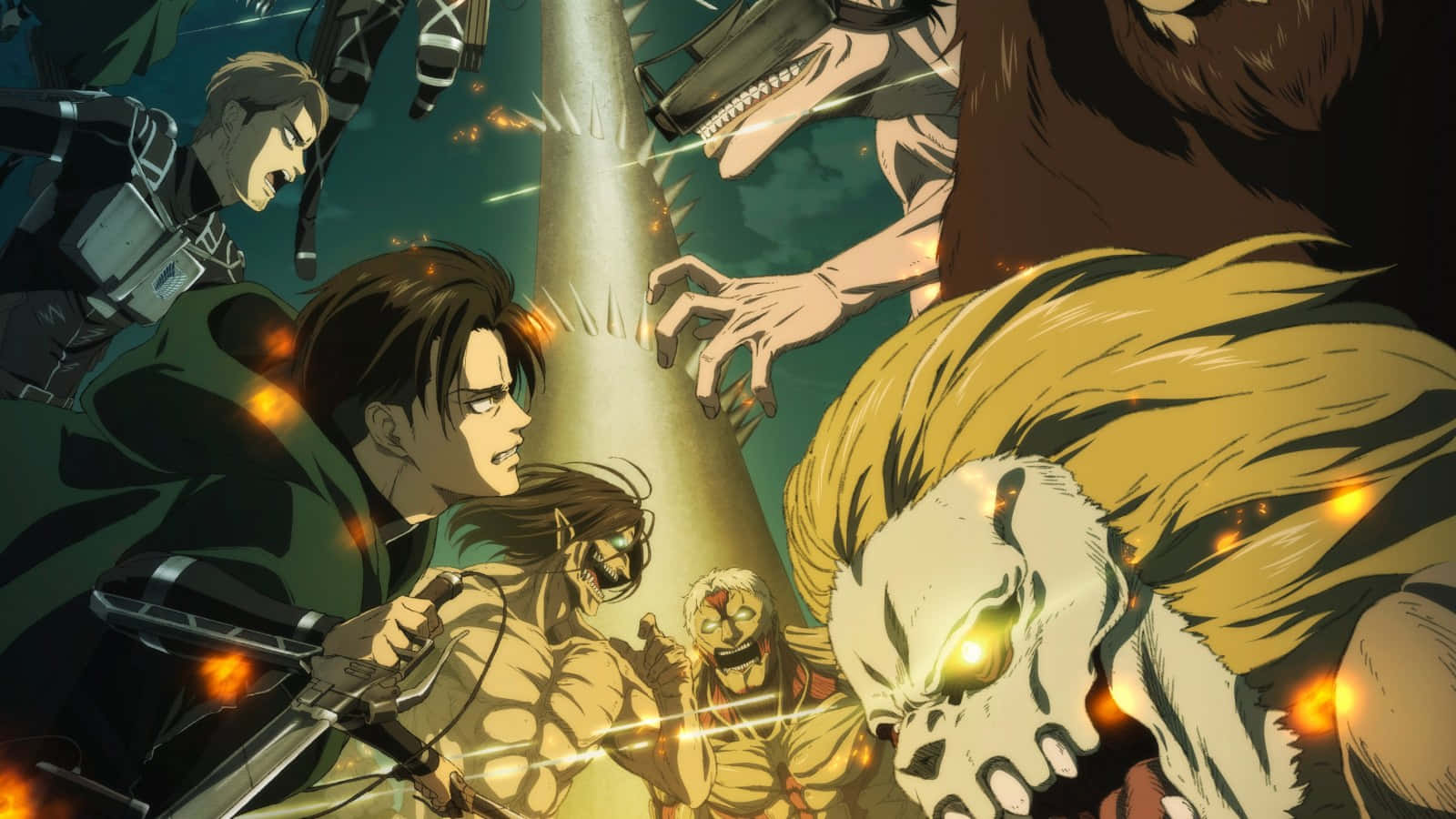 Witness The Final Chapter Of Attack On Titan Wallpaper