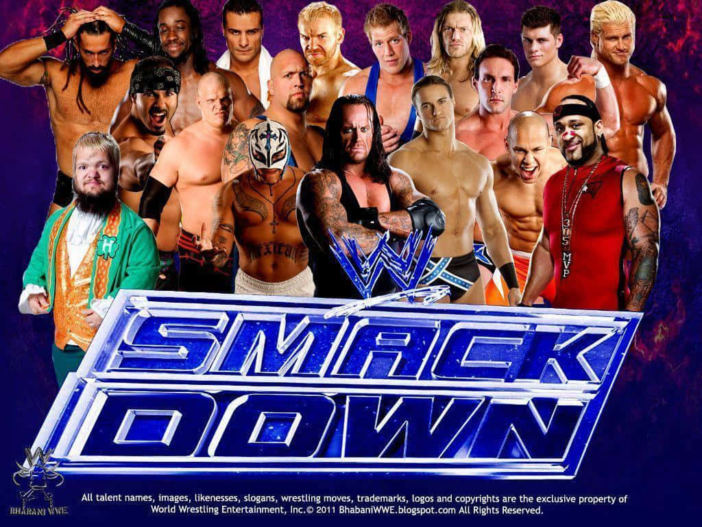 Witness The Ultimate In Tag Team Action - Smackdown! Wallpaper