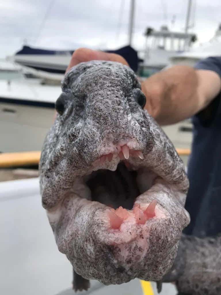 Wolf Eel Close Up Wallpaper