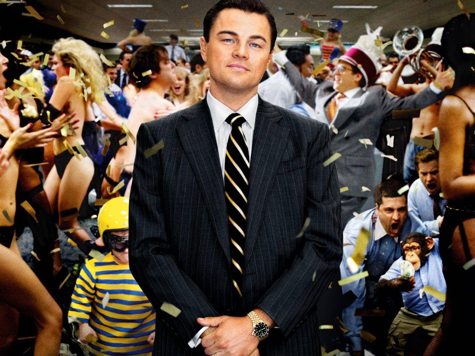 Wolf Of Wall Street Leonardo In Party Wallpaper