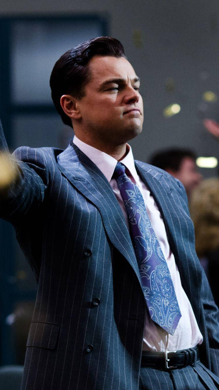 Wolf Of Wall Street Leonardo In Stage Wallpaper