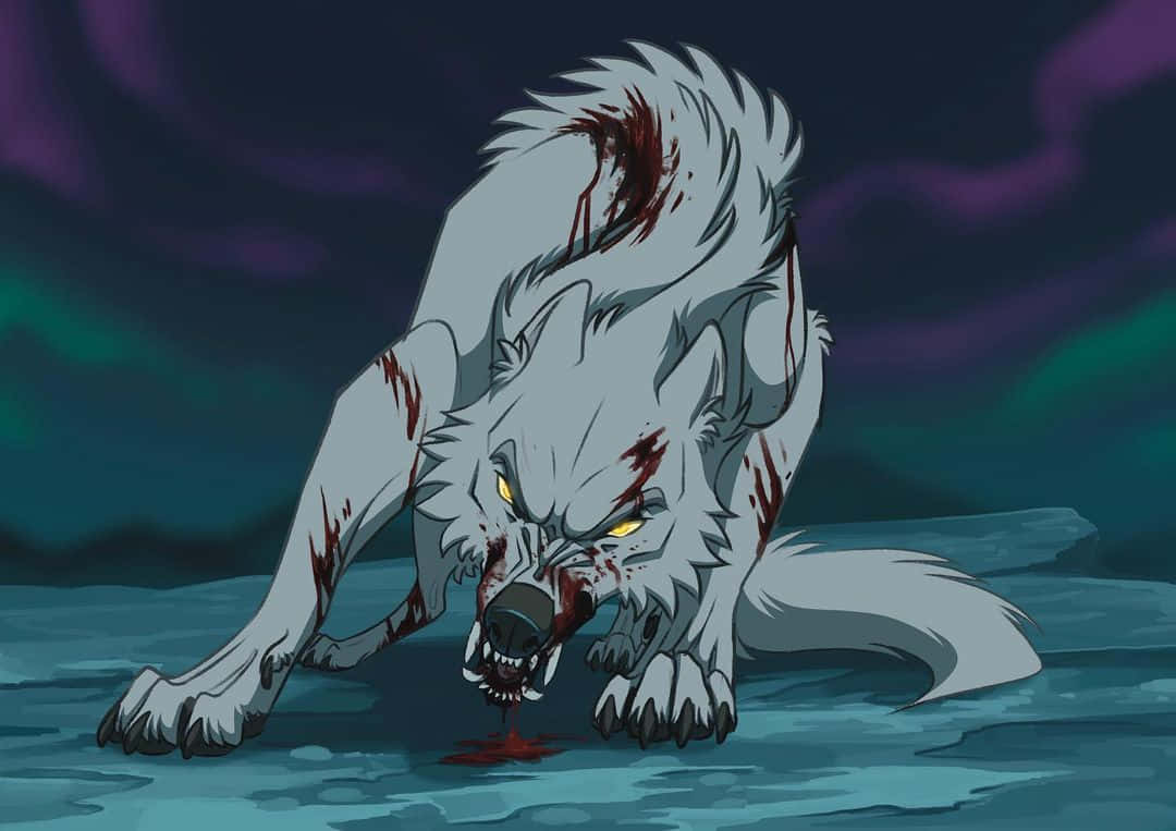 Wolf's Rain - Kiba, The White Wolf Leader Wallpaper