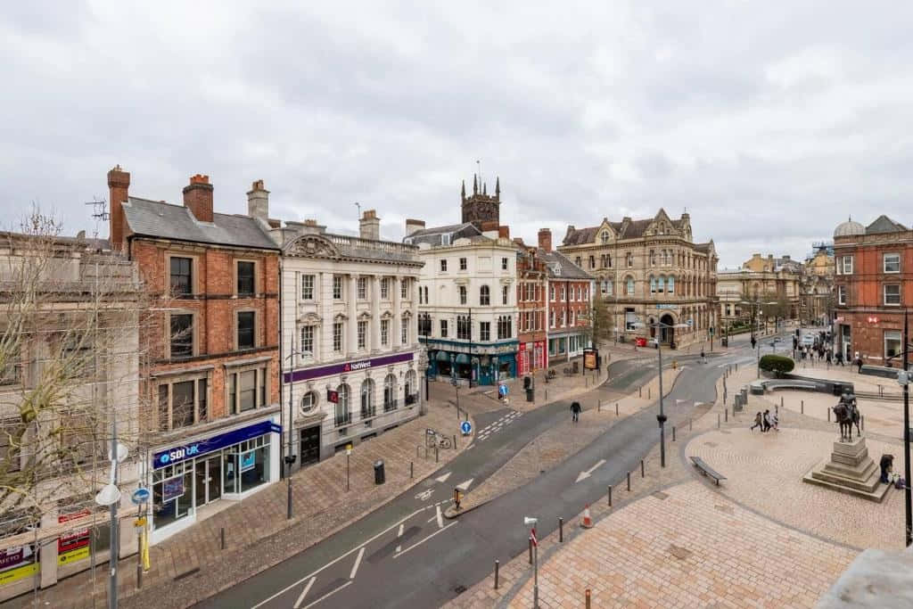 Wolverhampton Cityscape View Wallpaper