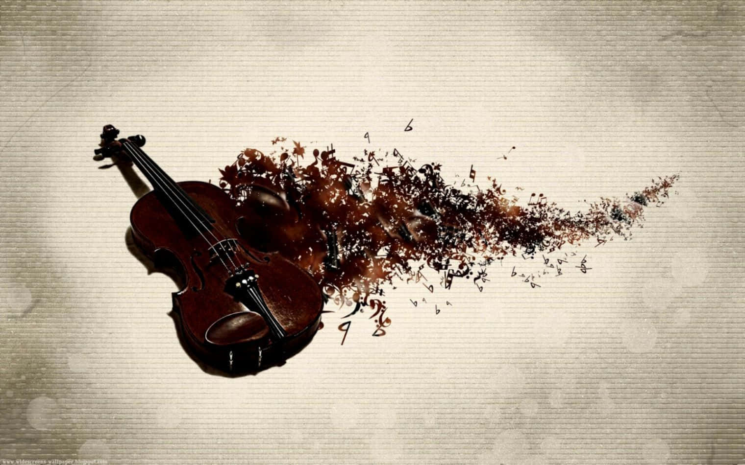 Wooden Chordophone Violin Instrument Musical Notes Wallpaper