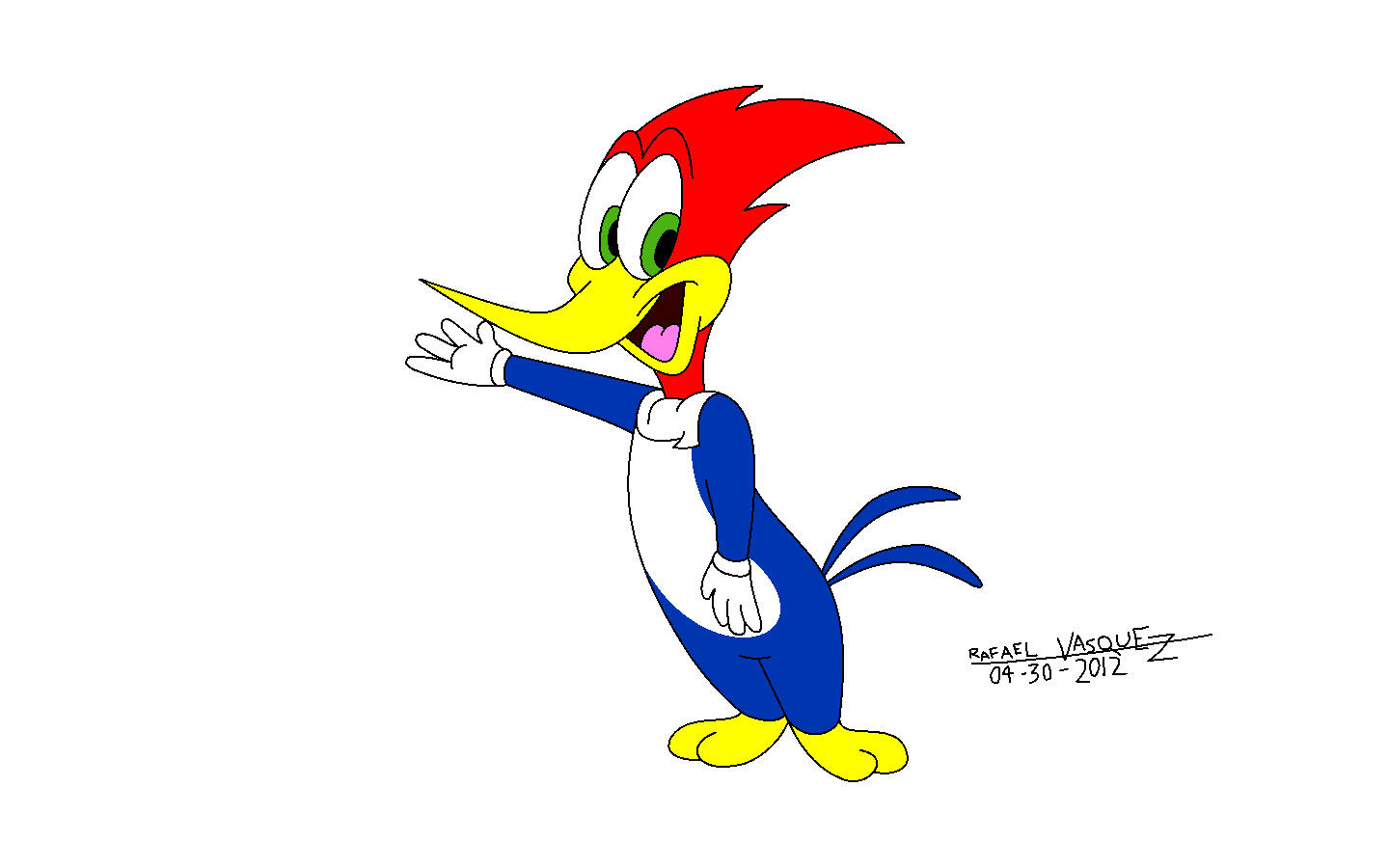 Woody Woodpecker On The Go Wallpaper