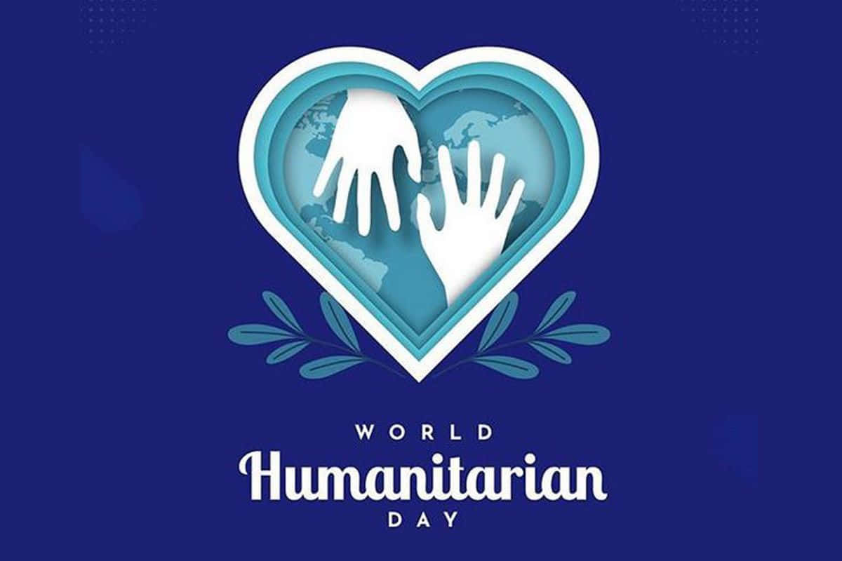 World Humanitarian Day Design Wallpaper