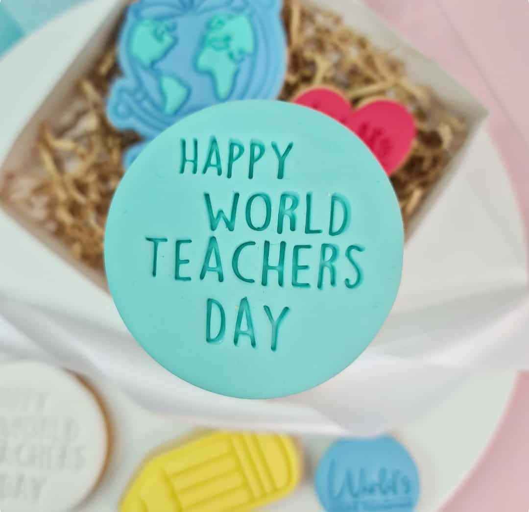 World Teachers Day Celebration Cookies Wallpaper