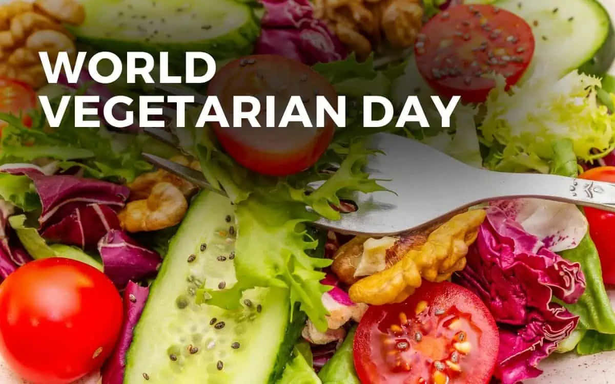 World Vegetarian Day Celebration Salad Wallpaper