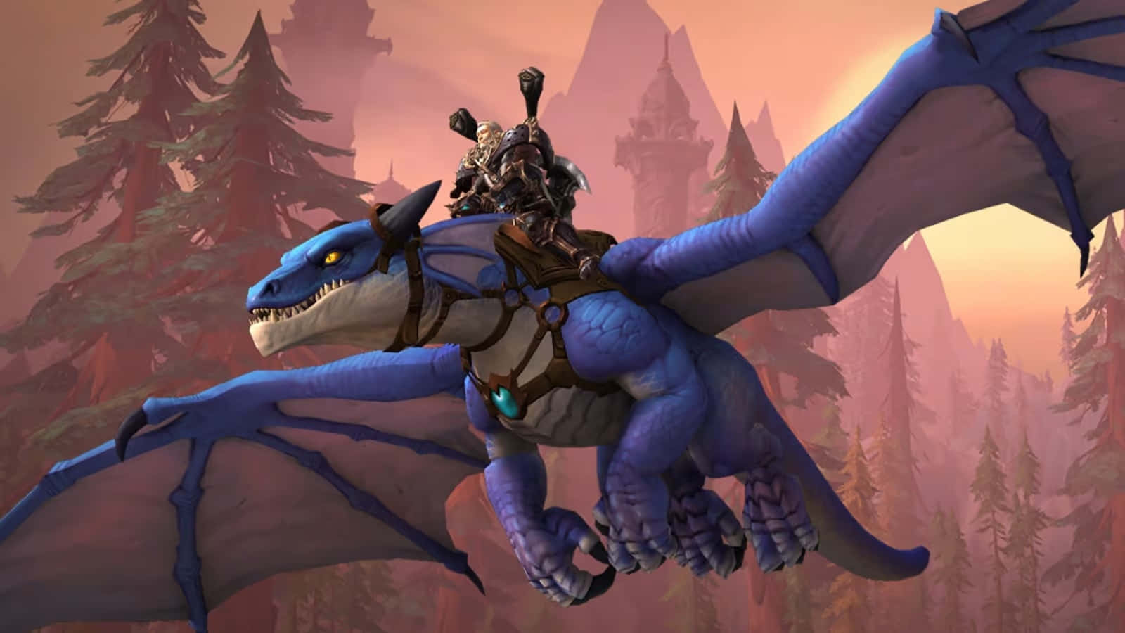 Worldof Warcraft Dragon Rider Wallpaper