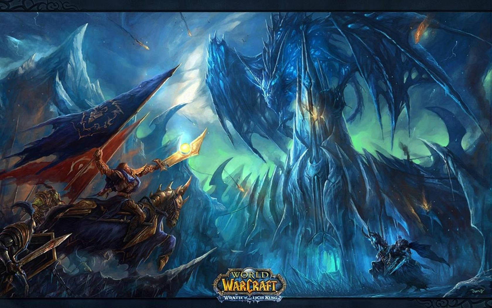 Wow Epic Battle Lich King Wallpaper