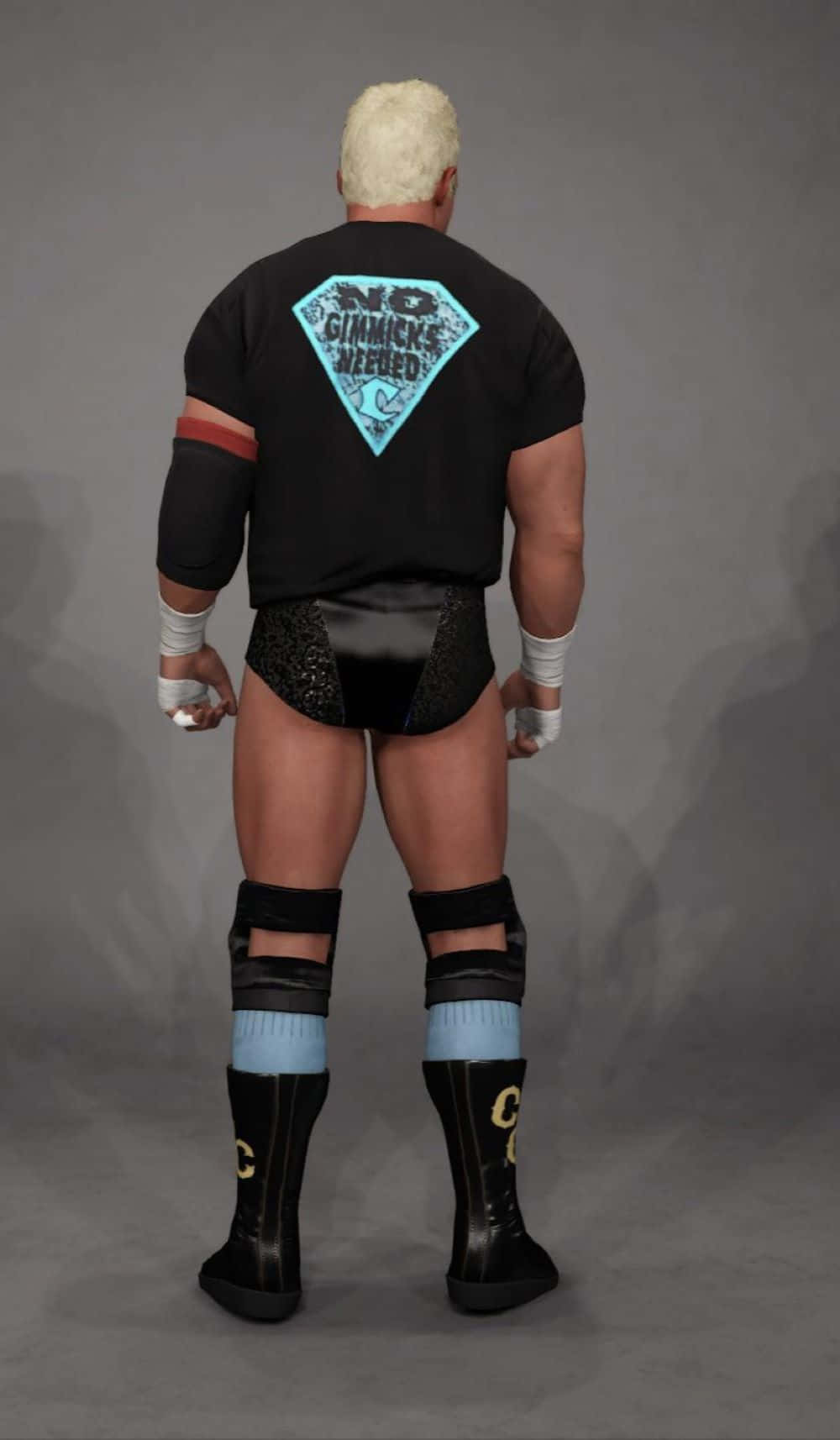 Wrestler_ Back_ View_ No_ Gimmicks_ Needed Wallpaper