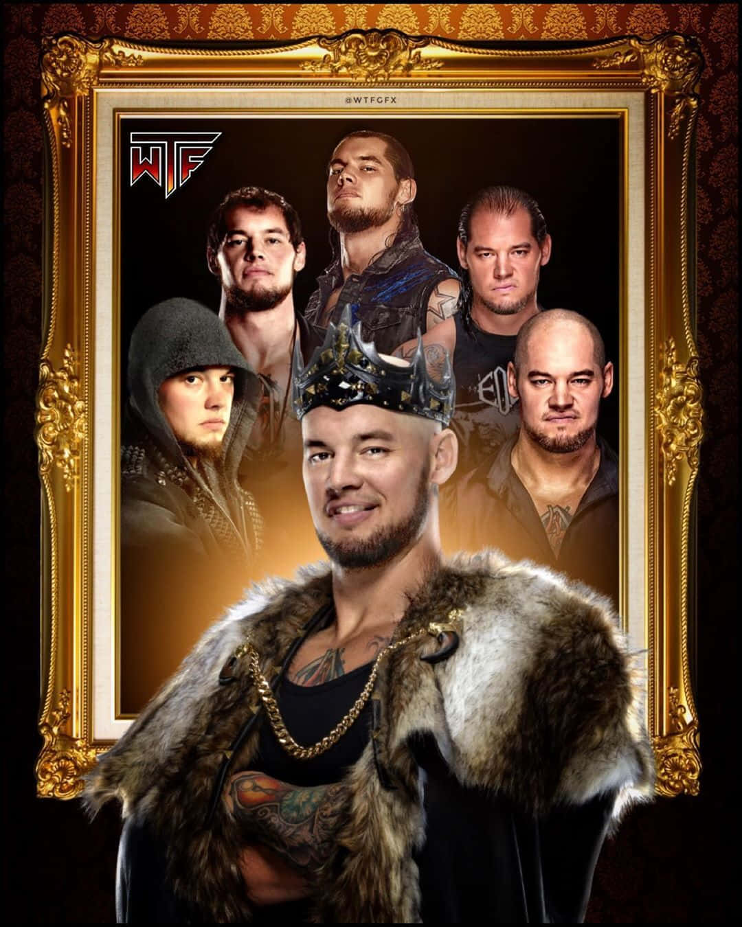 Wrestler Baron Corbin Evolution Wallpaper