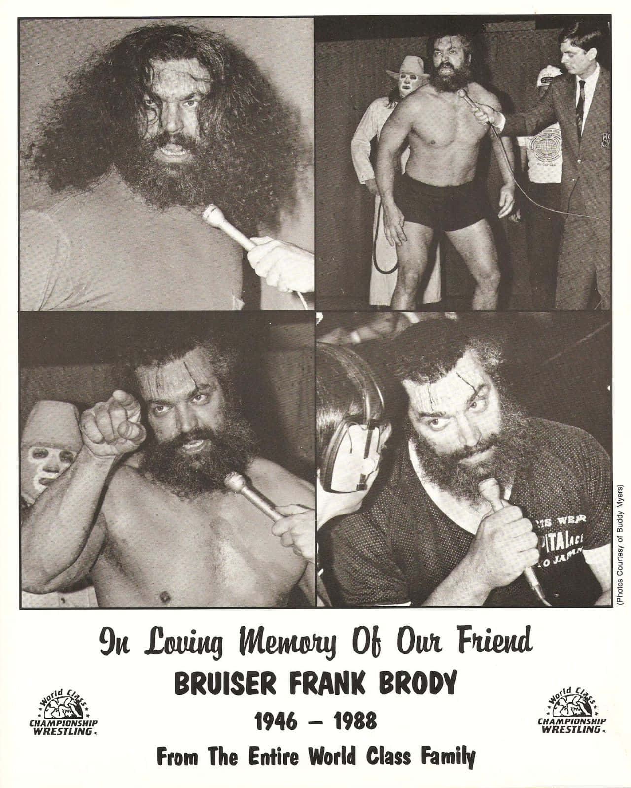 Wrestler Bruiser Brody Tribute Wallpaper