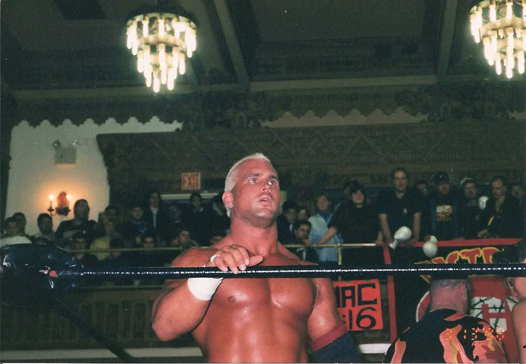 Wrestler Chris Candido In The Ring Wallpaper