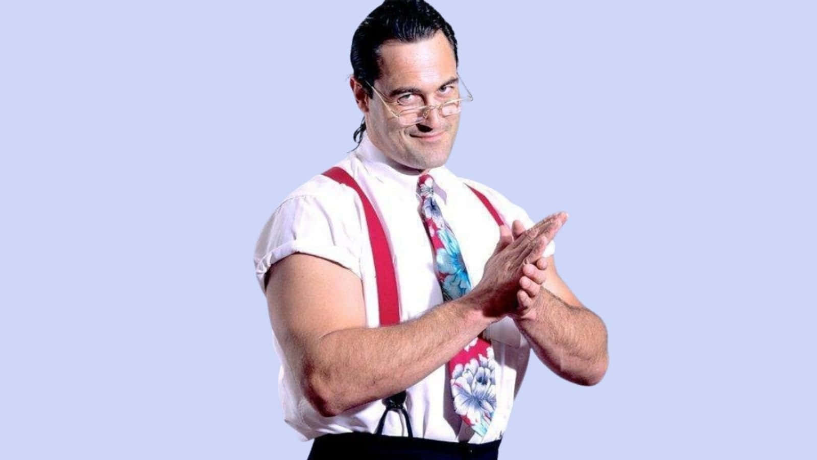 Wrestlerin Suspendersand Tie Wallpaper