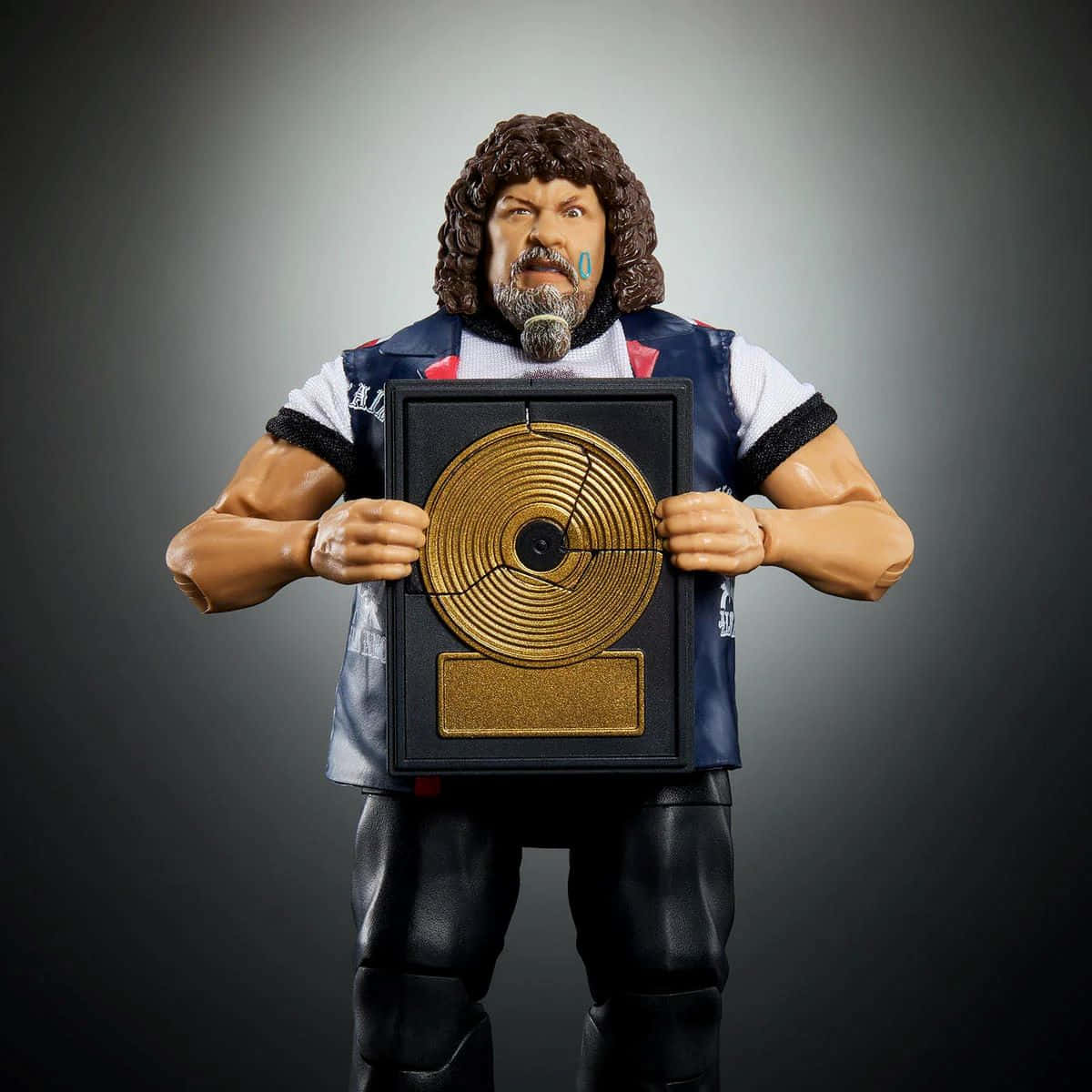 Wrestling_ Figure_ With_ Gold_ Record Wallpaper