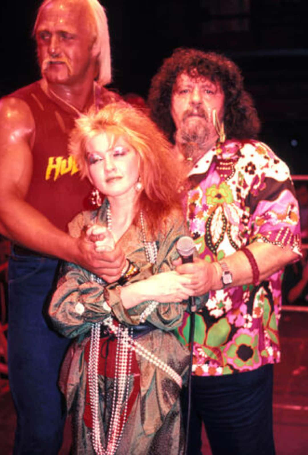 Wrestling_ Icons_and_ Cyndi_ Lauper Wallpaper