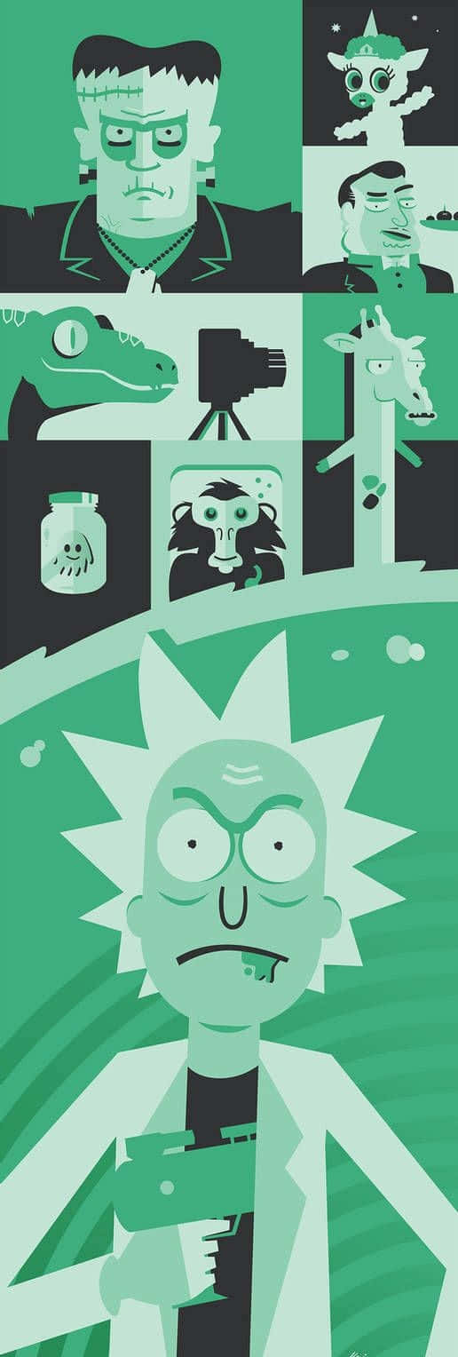 Wubba Lubba Dub Dub Street Art Graffiti Wallpaper