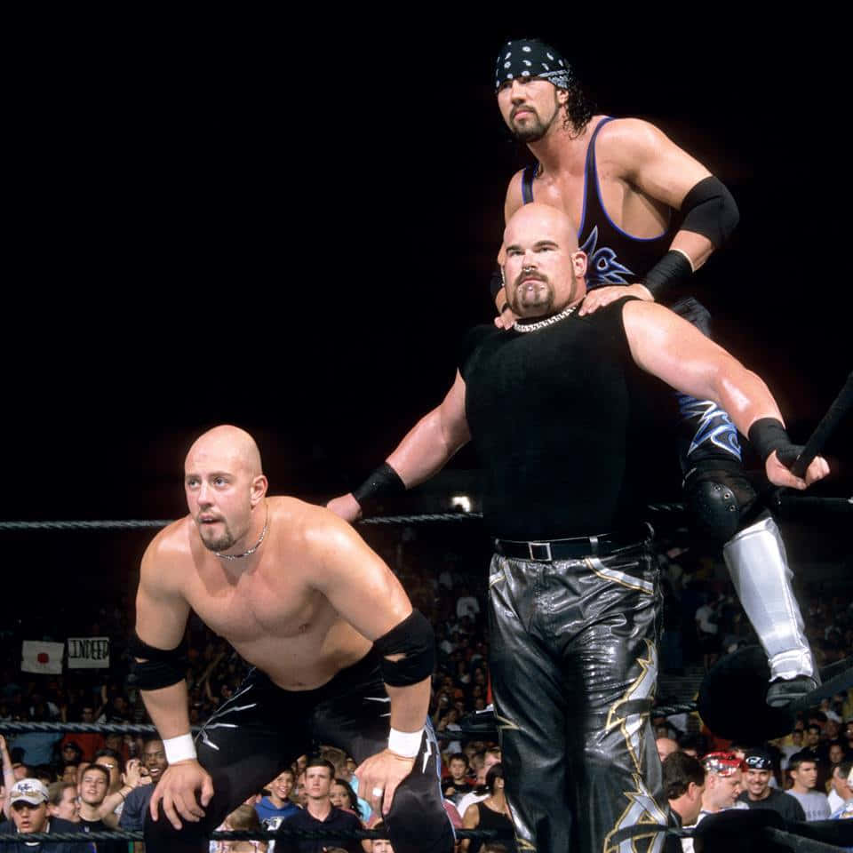 Wwe Legends Justin Credible And X-pac With Albert In The Squared Circle Wallpaper