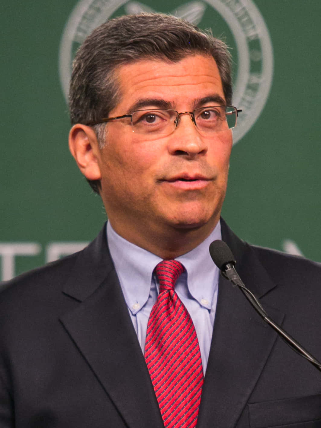 Xavier Becerra Speech Portrait Wallpaper