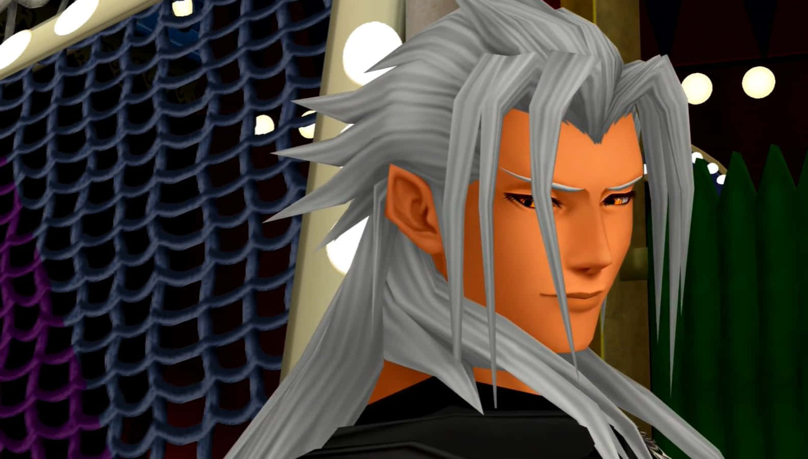 Xemnas From Kingdom Hearts In A Powerful Stance Wallpaper