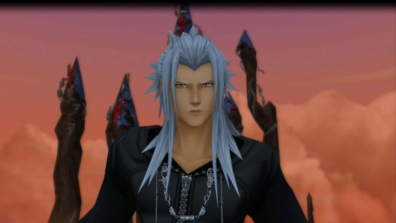 Xemnas, The Powerful Antagonist In Kingdom Hearts Wallpaper