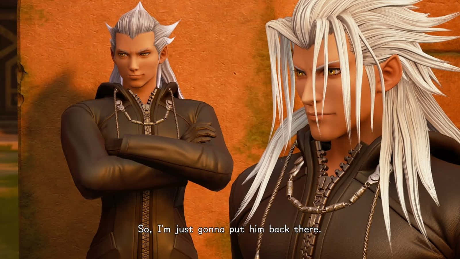 Xemnas, The Powerful Antagonist In Kingdom Hearts Wallpaper