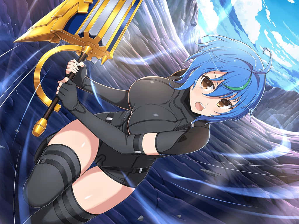 Xenovia Quarta Anime Warriorwith Sword Wallpaper