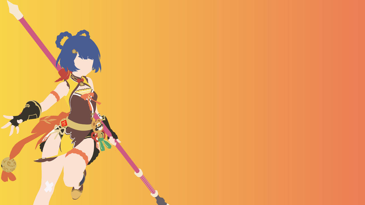 Xiangling Minimalist Vector Art Wallpaper