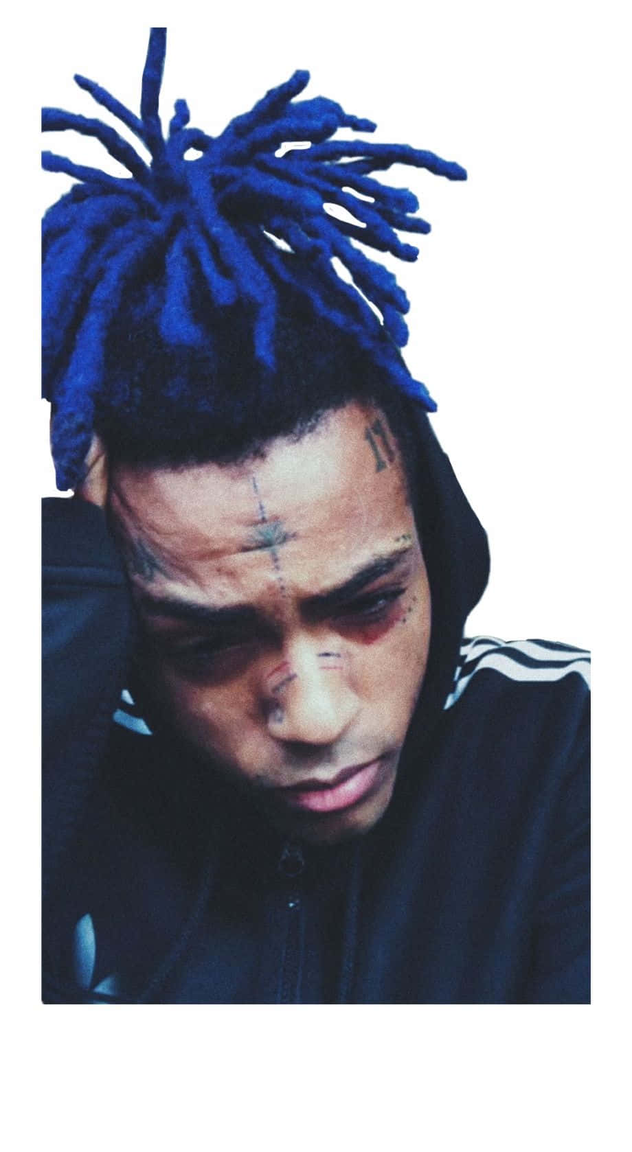 Xxxtentacion Shocks Fans With New Blue Hair Wallpaper