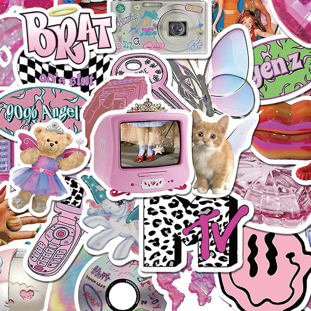 Y2 K Aesthetic Collage2000s Nostalgia.jpg Wallpaper