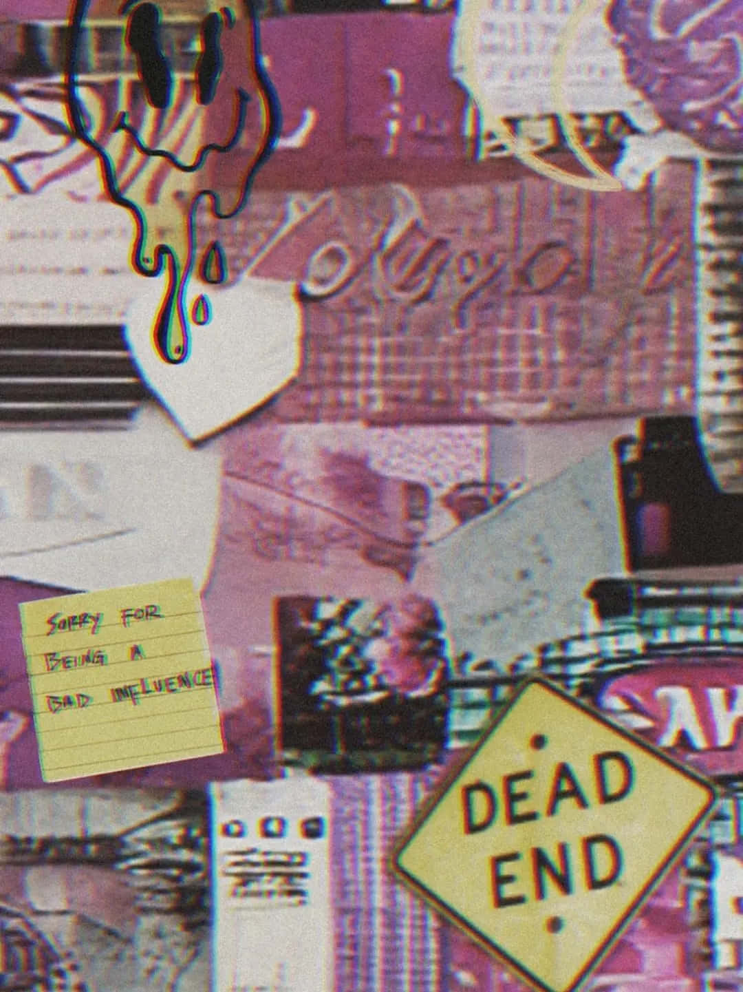 Y2 K_ Grunge_ Collage_ Aesthetic.jpg Wallpaper