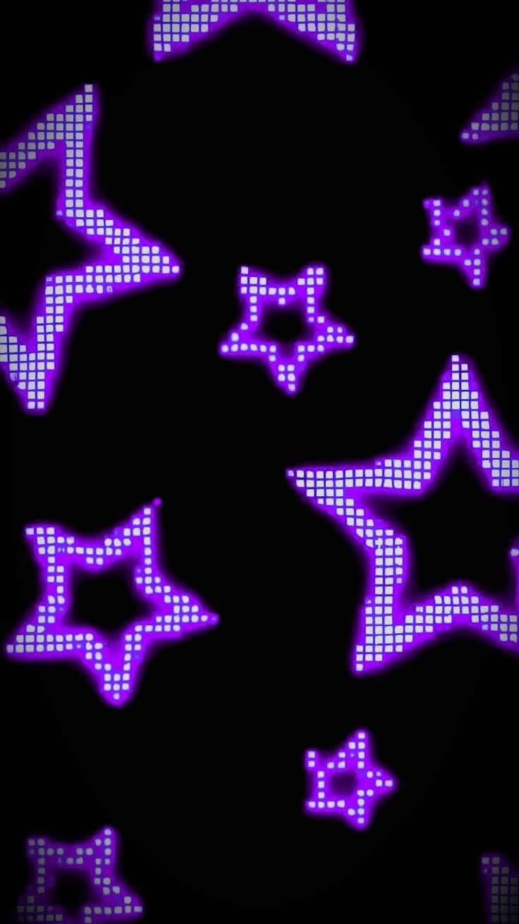 Y2 K Grunge Star Pattern Wallpaper