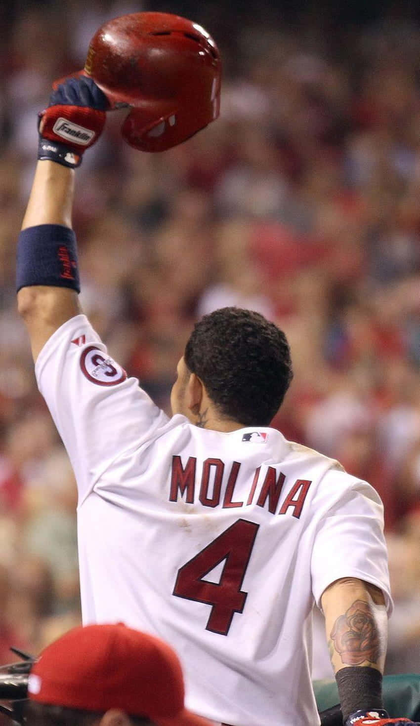 Yadier Molina Of The St. Louis Cardinals Wallpaper