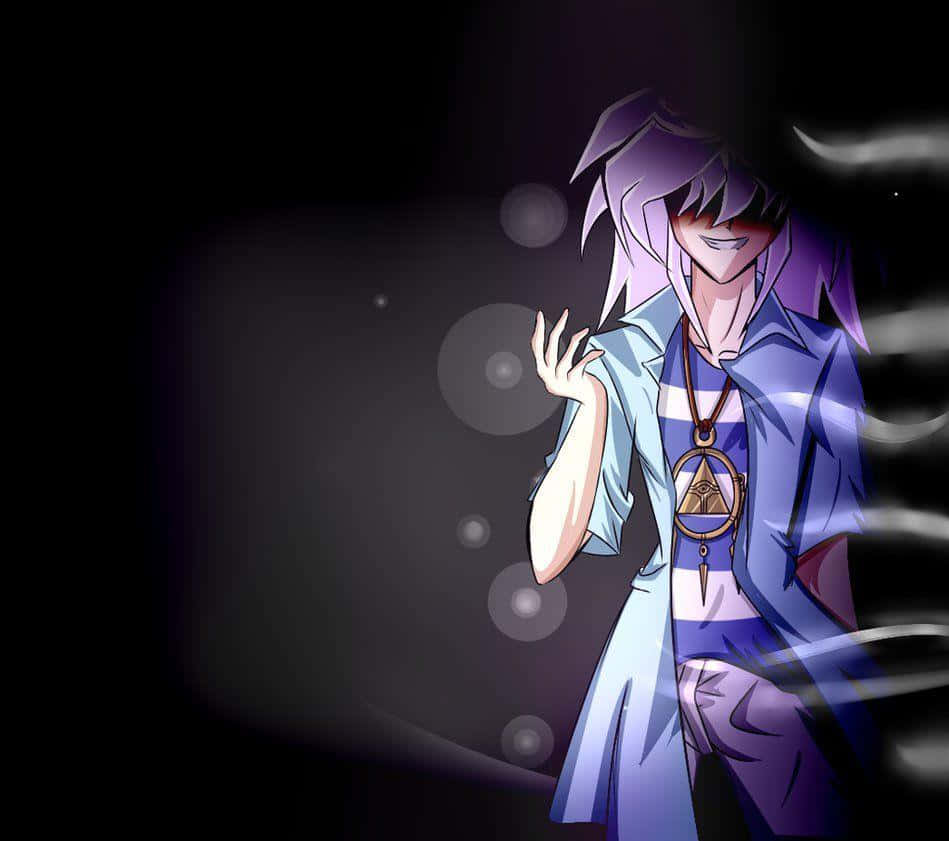 Yami Bakura Smirking In The Shadows Wallpaper